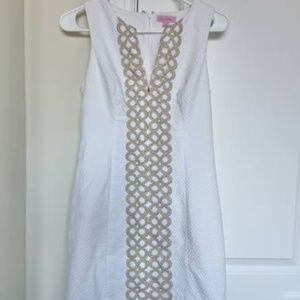 Lily Pulitzer Sheath Dress - White, Size 0